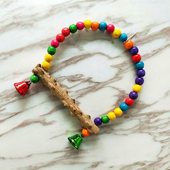 鸚鵡玩具鳥用品鞦韆吊環雲梯爬梯子虎皮玄鳳八哥益智訓練玩具啃咬