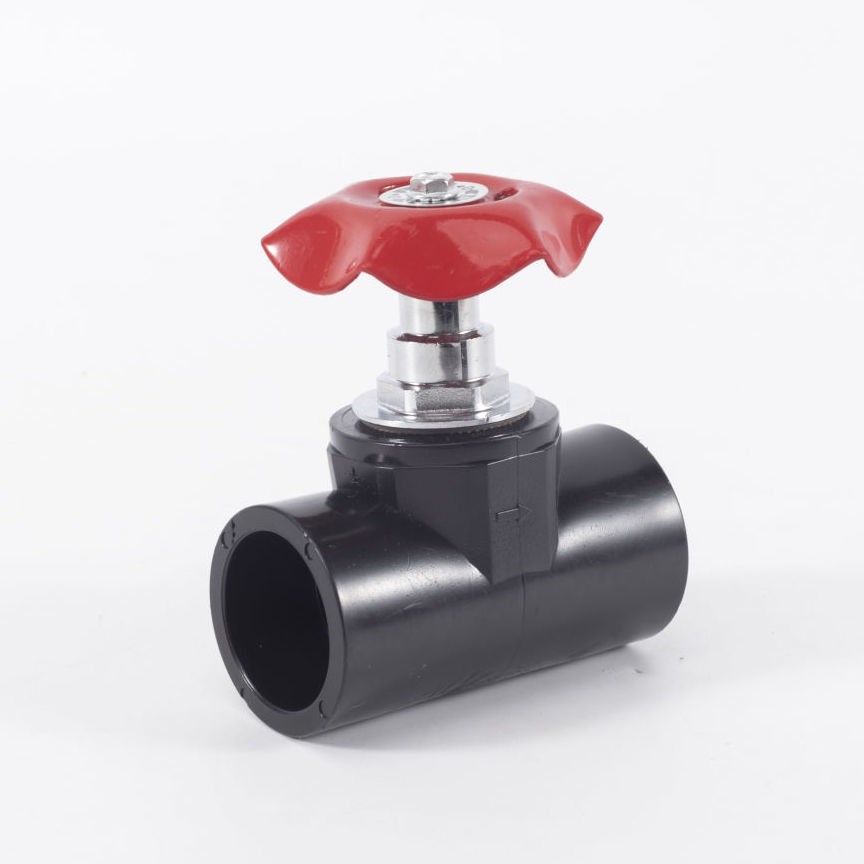 PE nuevo material de la válvula de cierre de elevación válvula de cierre de bayoneta accesorios de tubería de fontanería socket grifo de agua de la válvula de parada