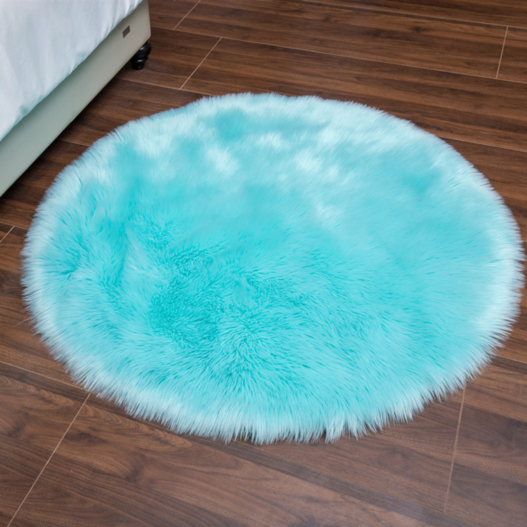 Pink Plush Heart-Shaped Carpet, Bedroom Bedside Floor Mat, Living Room Coffee Table Mat, Imitation Wool Decoration
