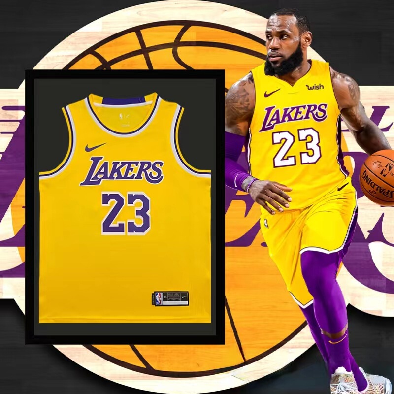 Jersey Jersey Framed Frame Cardboard PhoTo Frame DecoraTion NBA CollecTion Display Kidsren's BaskeTball FooTball T-shirT CommemoraTive CollecTion