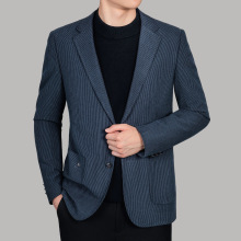 男士休闲西装2025年秋冬外套男装商务西服时尚单排扣潮羊毛西批发