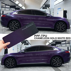 Axxpel Xameleon Qızıl Ağ Qırmızı TPU Avtomobil Boya Rəng Dəyişən PPF Filmi