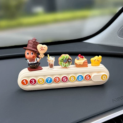 High-End Feel for Women, Nömrəli dayanma kartı - sweet-confession-colorful-parking-sign
