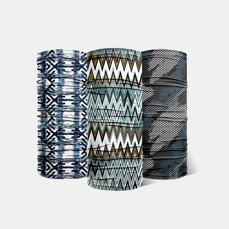 户外防晒脖套冰丝全防紫外线头巾夏季男魔术面巾骑行面罩遮脸薄款