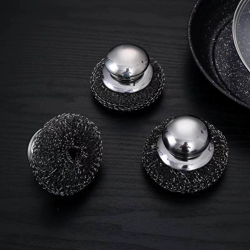 Нержавеющая сталь щетка для кастрюль артефакт щетка для кастрюли с короткой ручкой для чистки кухни