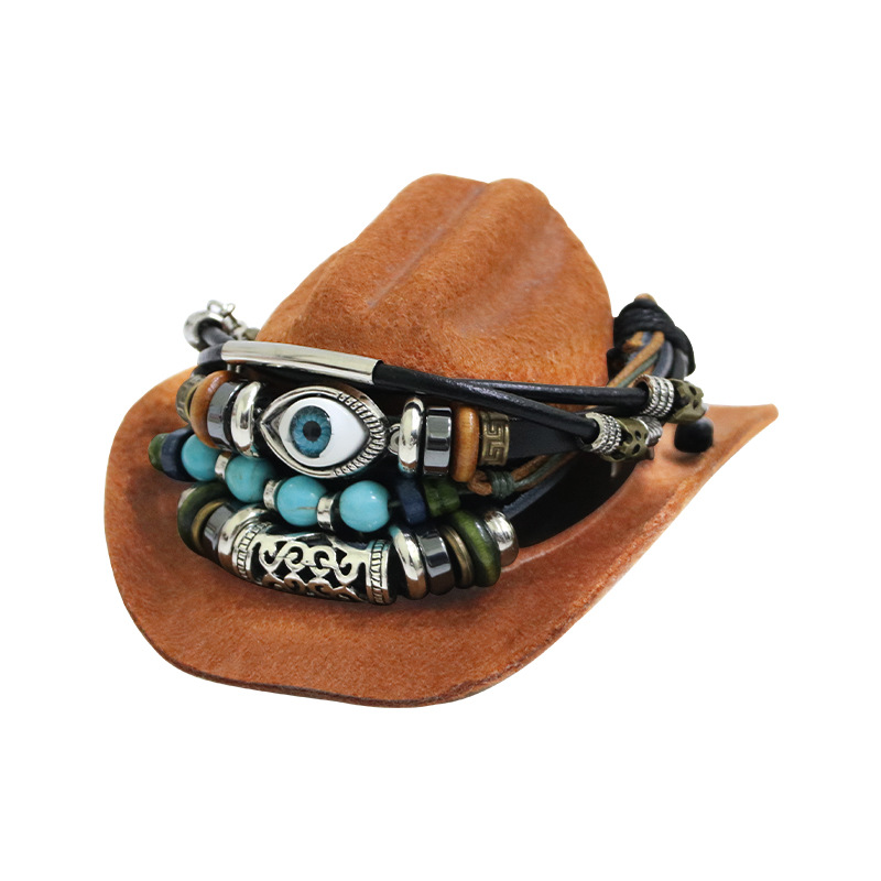 Weilai coche Nomi sombrero robot Denim hecho a mano DIY coche decoración interior es6 es8 cabeza Western Denim