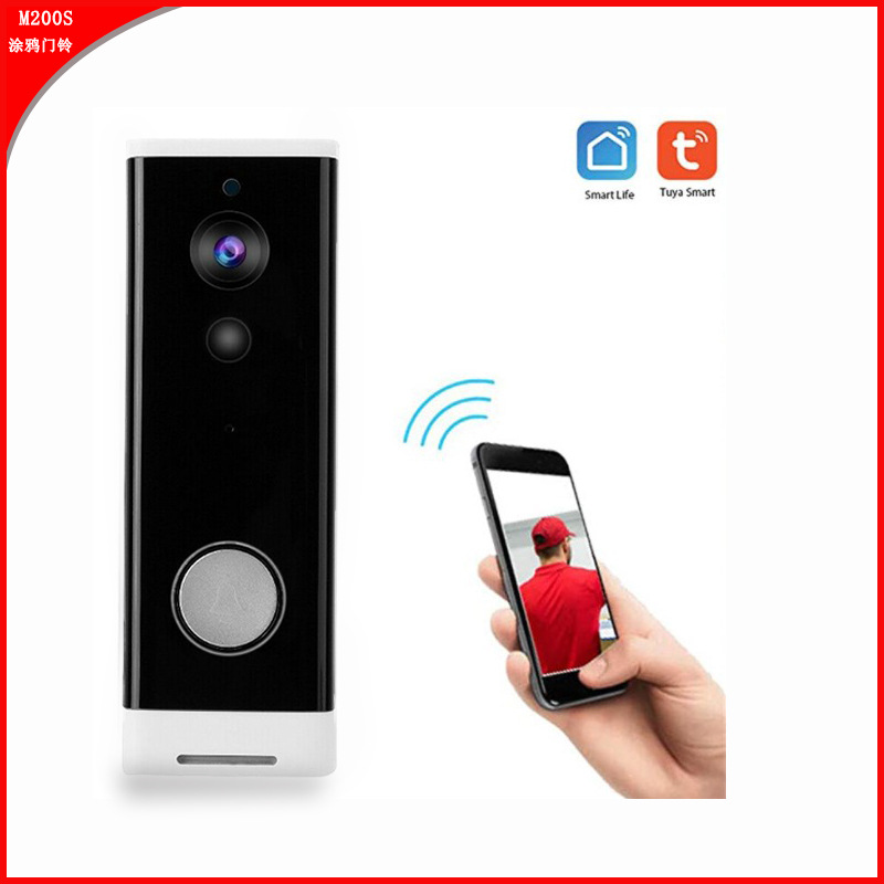 M200Pro家用报警智能wifi可视门铃无线可视对讲门铃手机远程视频