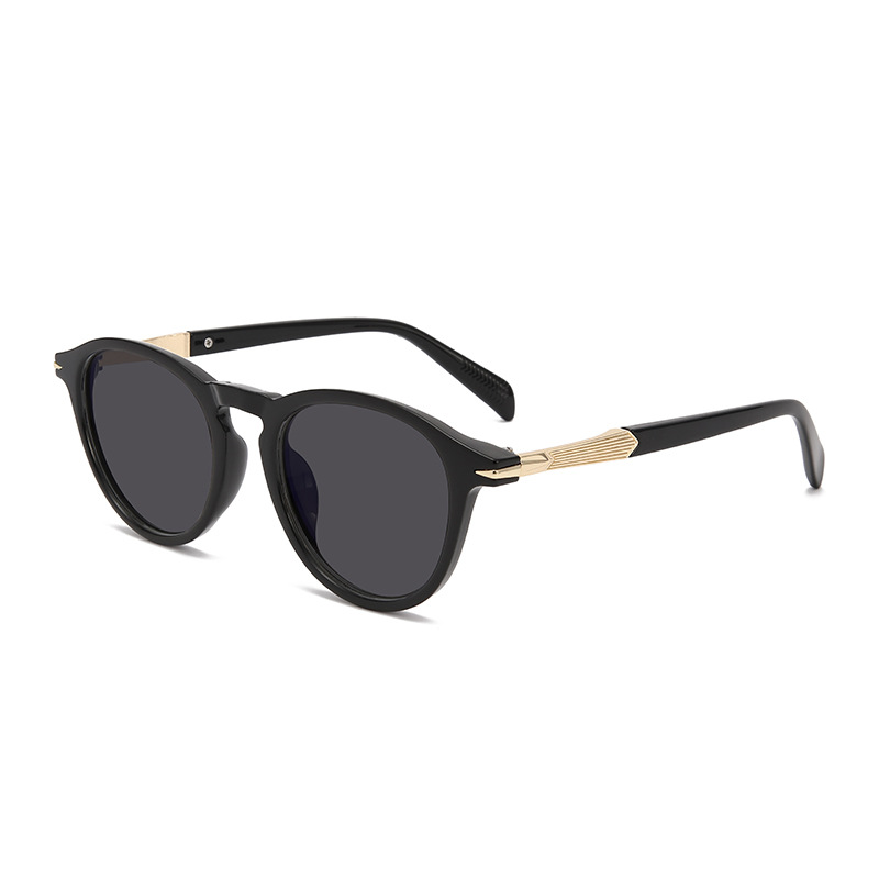 Gafas de sol de moda punk retro, montura redonda, personalidad, celebridades de Internet, gafas de sol de tiro callejero, gafas de sombra de conducción para viajes al aire libre