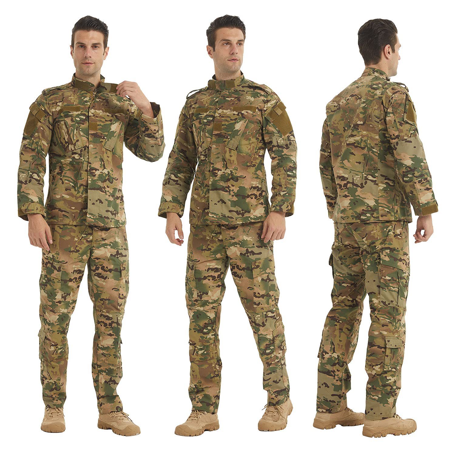 Tactical camouflage clothing real person outdoor second generation…