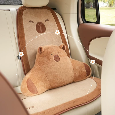 Headrest, Plush Capibara Car Headrest