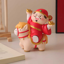 创意新款马上发財装饰家居桌面摆件生肖马好寓意马年礼品厂家直销