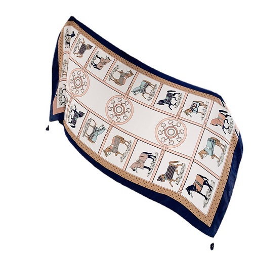 Carefully selected new Internet celebrity thickened retro ethnic style sun protection shawl for travel and photo shooting versatile cotton and linen scarf for women