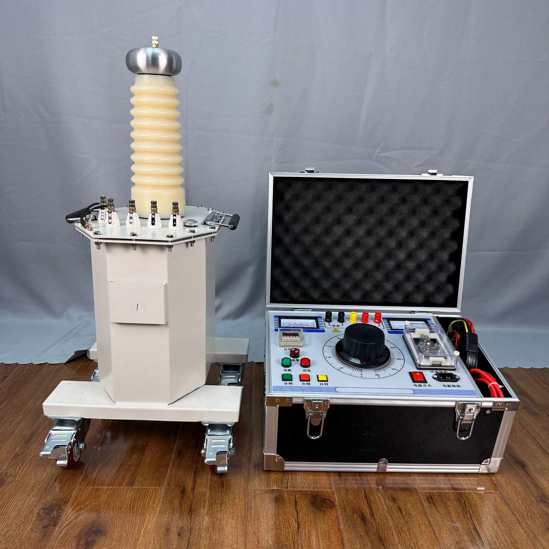Испытательное устройство для выдержки давления переменного тока двойного назначения Высоковольтный испытательный трансформатор 5KVA50KV100KV по индивидуальному заказу
