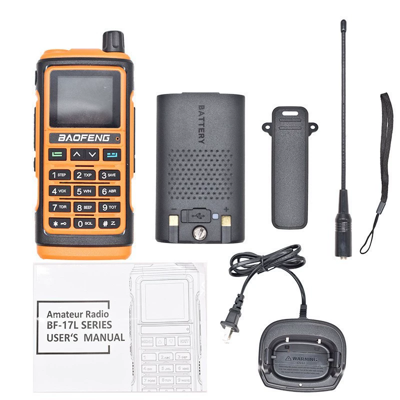 Baofeng BF-UV17L домофон с одним щелчком для УФ-диапазона с полной частотой, гражданская машина с самостоятельным вождением на открытом воздухе TYPE-C зарядка