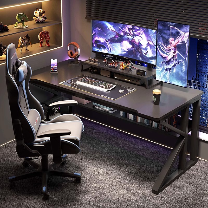 Computer Desk Desktop Bedroom Home E-sports Table and Chair suit Simple Desk Small Apartment Desk Workbench Table