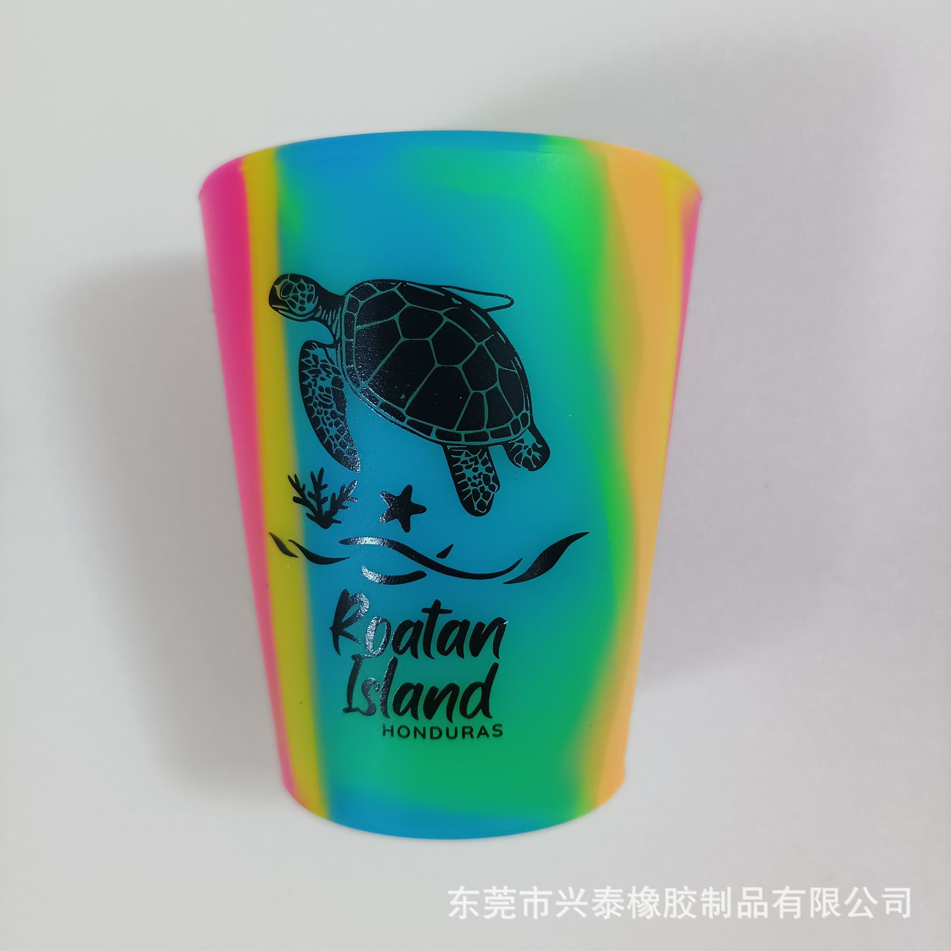 분홍색과 노란색이 섞인