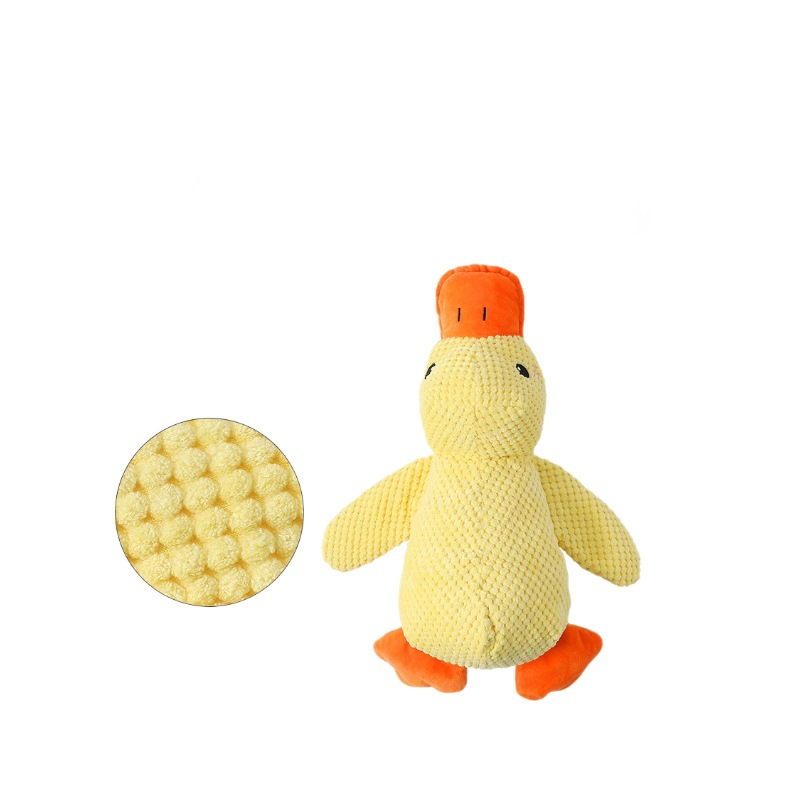 Juguetes para perros, peluches para dormir, patitos amarillos resistentes a mordeduras, juguetes vocales, perros pequeños de tamaño mediano, artefactos para aliviar el aburrimiento de las mascotas image 6