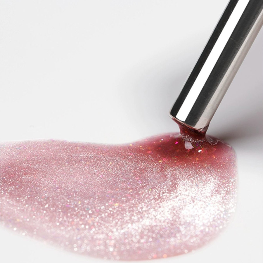 Popular online celebrity new pink neon cat eye Nail Polish glue solid long-lasting nail beauty shop dedicated