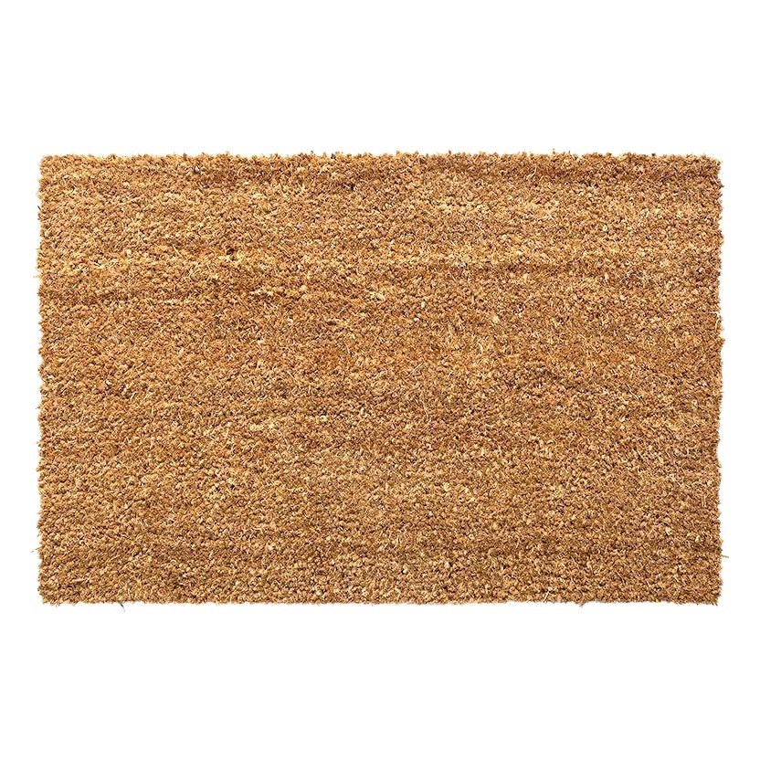 Tapete de Entrada Antideslizante para el Hogar, de Fibra Natural de Coco, Resistente al Desgaste, Elimina el Polvo y la Suciedad