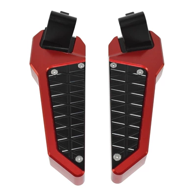 Applicable to Honda ADV160 ADV150 modified motorcycle rear passenger rear pedal anti-skid rear pedal (Motorcycle pedals) - red