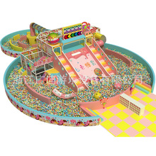 室内糖果主题淘气堡亲子乐园万达广场暑假百万海洋球大型球池波波