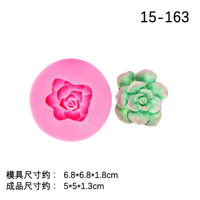 Fondant cake molde girasol Margarita suculenta chocolate molde de silicona pastel de hornear decoración herramienta en stock