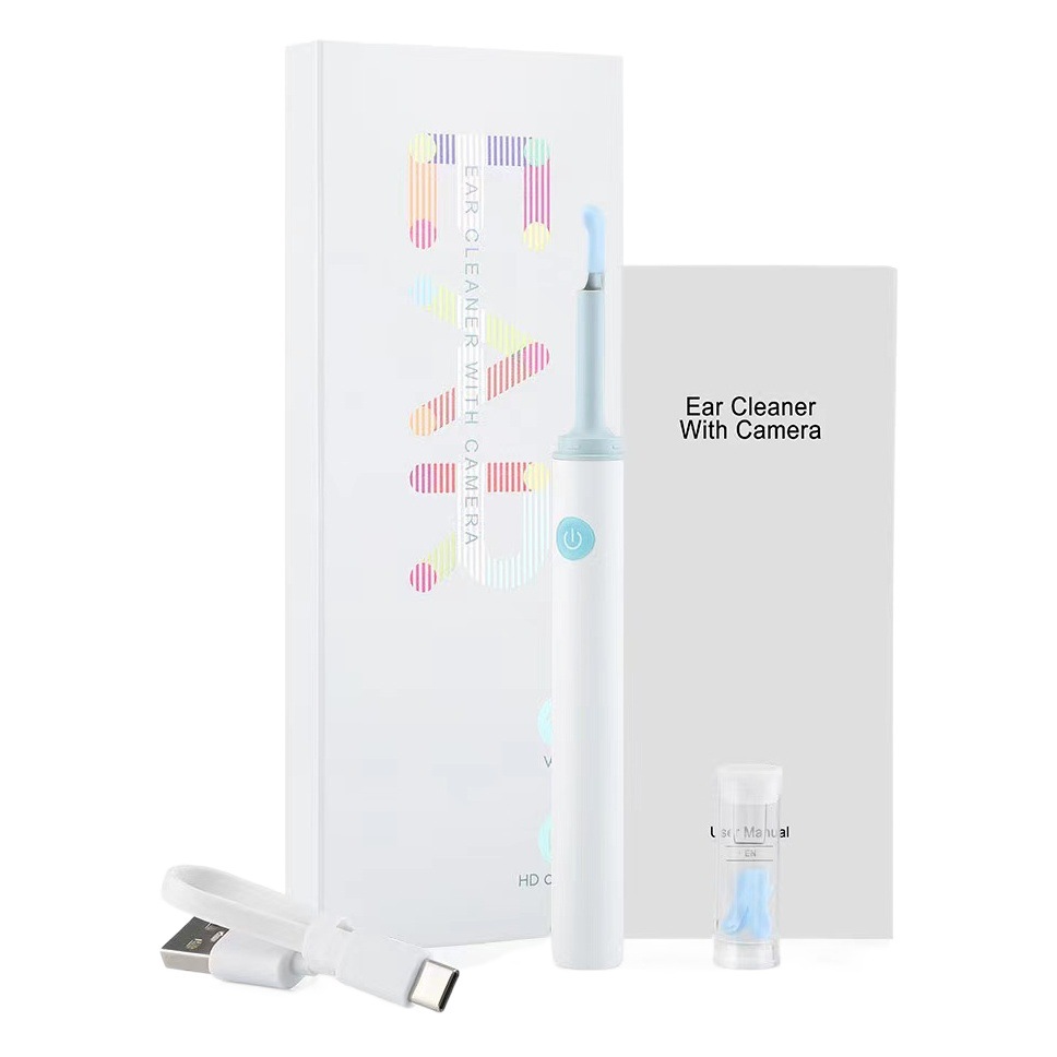 Visible cuchara auricular al por mayor endoscopio auricular transfronterizo amazon en el extranjero chatarra portátil