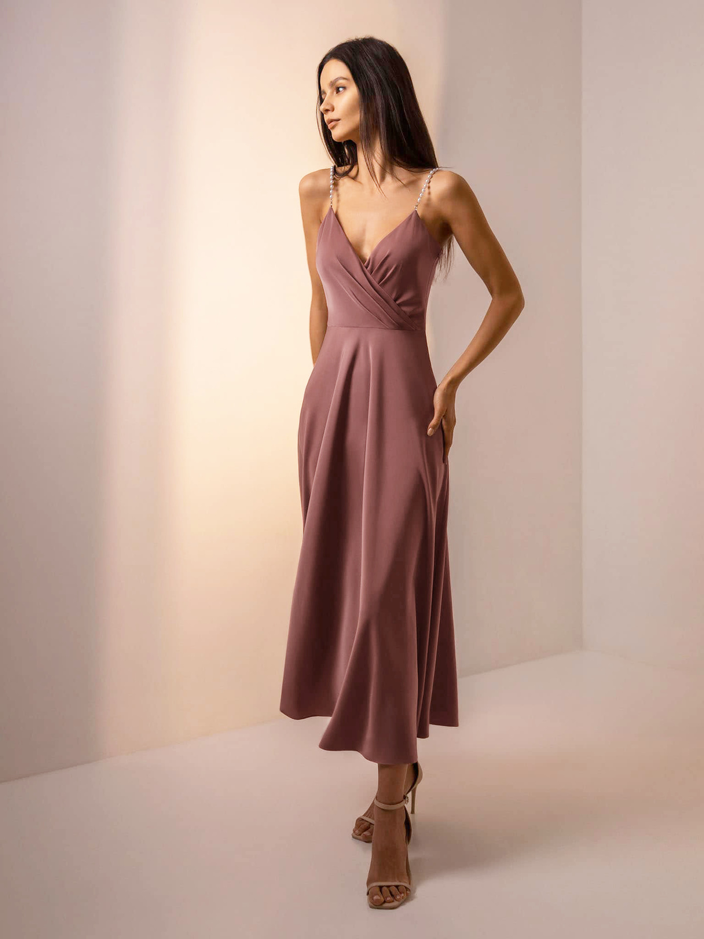 sexy cross V-neck dress NSYSB47823