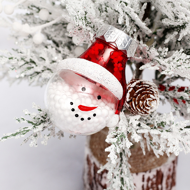 Transfronterizo nuevas decoraciones de Navidad Árbol Top Star BOLA DE Navidad pintado caja de regalo traje adornos de árbol de Navidad