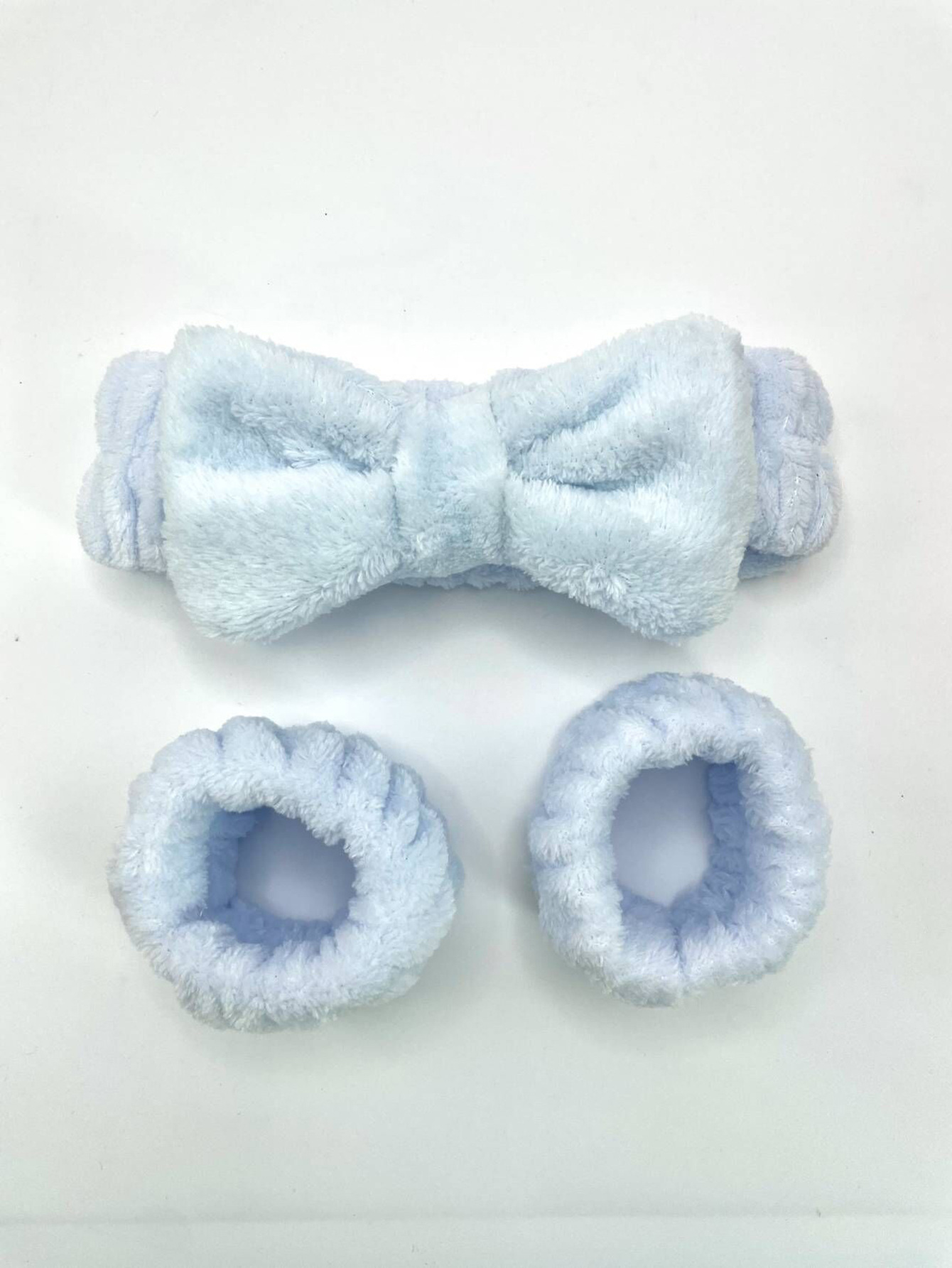 Arco banda de pelo al por mayor de las niñas de color sólido todo partido de maquillaje absorbente de sudor-limpieza lavado de cara correa de muñeca de franela banda de pelo