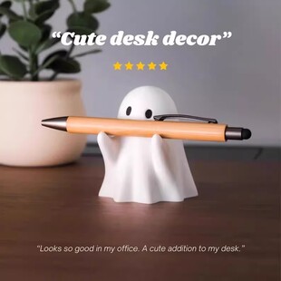 ����羳�¿�Cute Ghost Pen Holder�ɐ����`�PͲ�b��ֵ�f�}