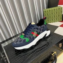 1:1原标原盒男鞋秋季百搭休闲运动鞋男款厚底老爹潮鞋子高级感