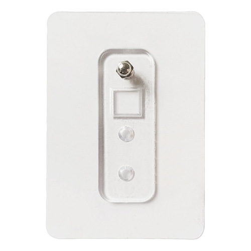 Screwless large size upgrade invisible no-drill bathroom shelf accessory larger screwless adhesive sticker hooks