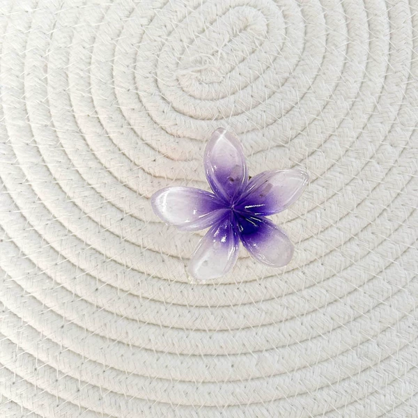 Color-Frangipani Duck Clip [Purple]