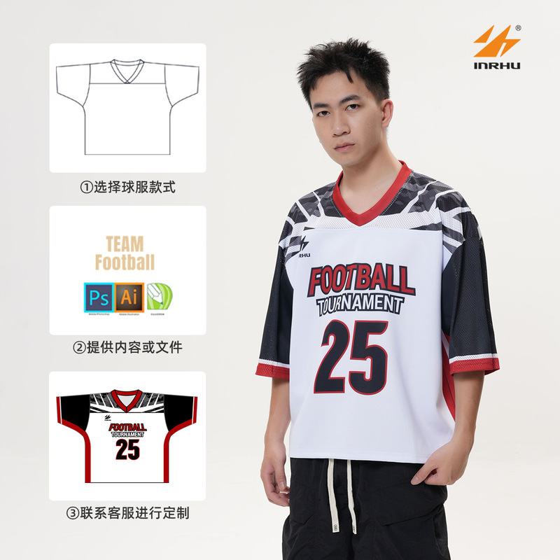 Custom Rugby Uniform Sublimation Breathable Design Rugby Sweatshirts Customized Ball Uniform Sweatshirts