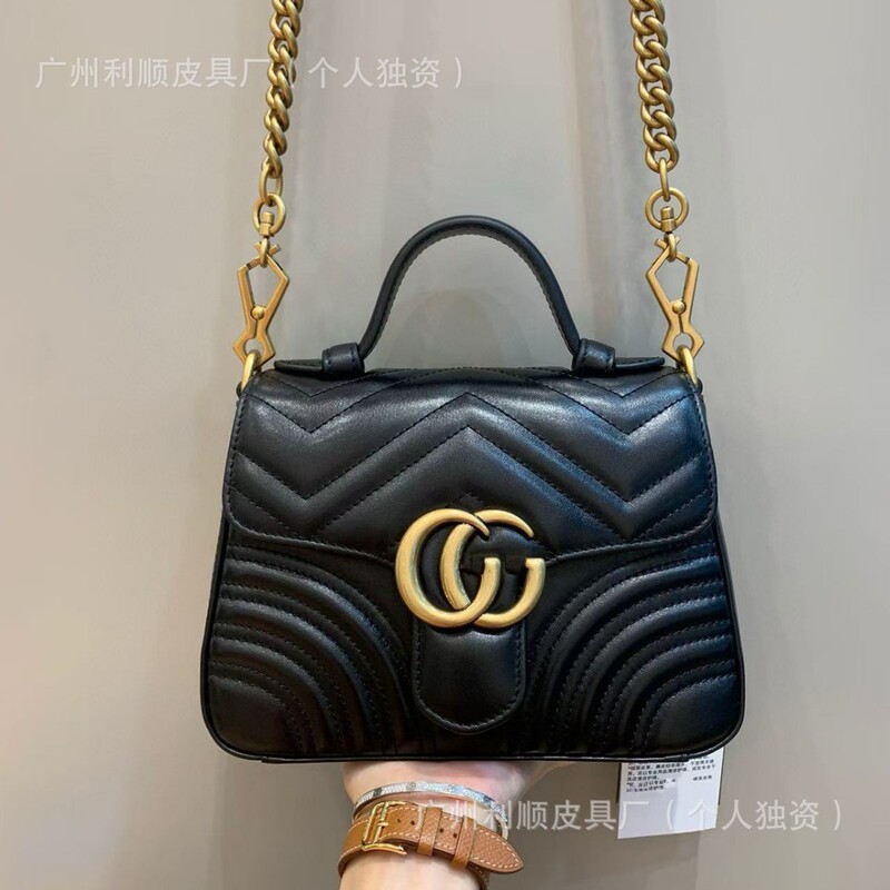 Guangzhou Foreign Trade Direct Supply Double-G Mamun Handbag Postman Bag Love Camera Women's Bag marmont Wave Quilted Chain Guangzhou Foreign Trade Direct Supply Double-G Mamun Handbag Postman Bag Love Camera Women's Bag marmont Wave Quilted Chain