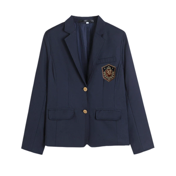 Girls' Tibetan blue suit+badge