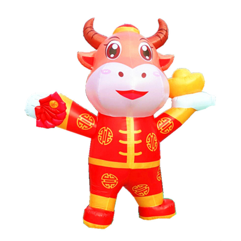 厂家新款充气卡通人广告展览器材固定活动充气模型可定制