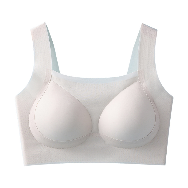 Reunir la hermosa espalda sin anillo de acero, chaleco envuelto en el pecho, almohadilla fija para el pecho para mujer