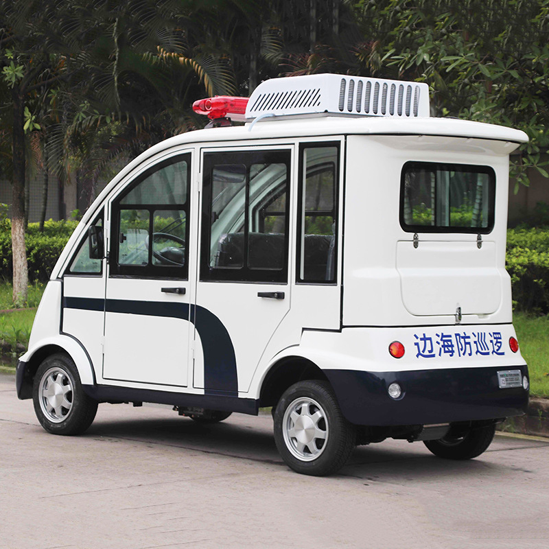 全封闭电动巡逻车物业保安楼盘看房车旅游景区 巡逻车加工定制