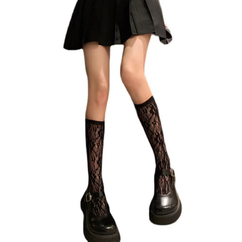 Sexy black stockings, anti-snatch, versatile, slimming calf stockings, Lolita JK stockings, lace sexy stockings, ultra-thin