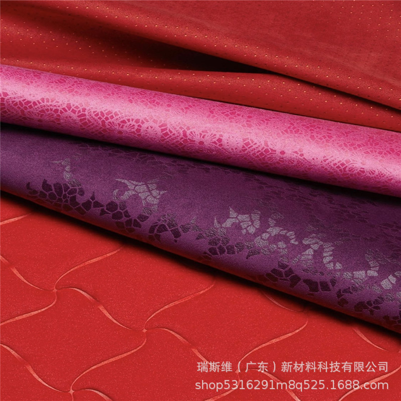 厂家直销绒面超纤 汽车内饰服装超纤高固色不起球 翻毛皮再生超纤