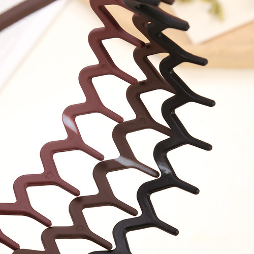 Glossy candy-colored matte hair clip for women, simple and stylish, wide geometric hair tie, hair holder, head accessory