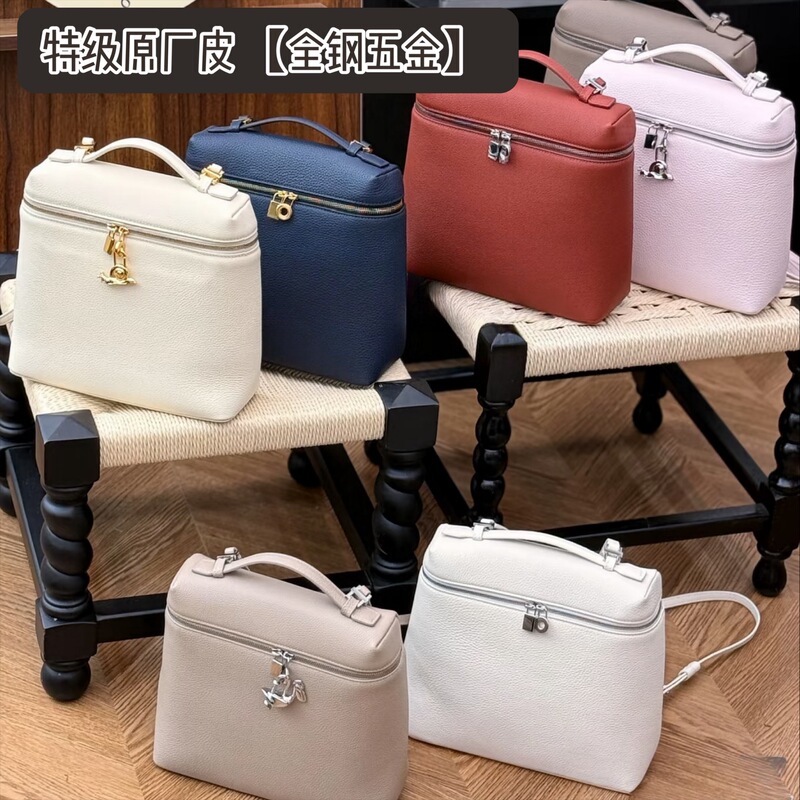 Original Leather Lp Backpack First Layer Cowhide Fashionable Simple Backpack Women's Backpack Satchel Shoulder Crossbody Bag