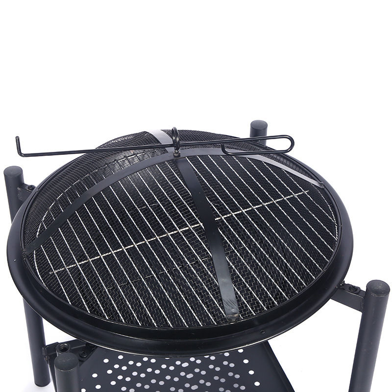 Horno de barbacoa al aire libre cuadrado barbacoa parrilla multi-Persona camping patio Parque cena horno de cocción de carbono ventas directas de la fábrica