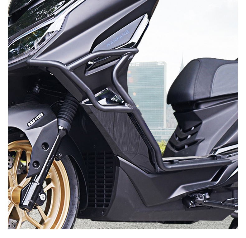 Suitable for Southern Flying Shark 150 Scooter Bumper Exhaust Bar Front and Rear Full Surround Guard Bar Anti-Fall Bar Modification Parts