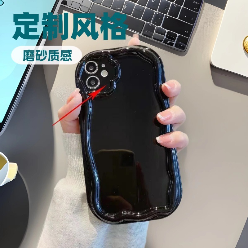 Funda para teléfono Apple 17 Pro Max de color crema sólido, a prueba de golpes para iPhone 16, estilo japonés y coreano, 15/14, estilo europeo y americano, 13.