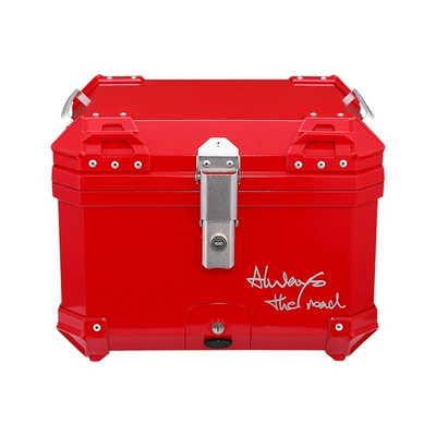 Victoria 150/300 Motorcycle: Motorcycle trunk - mt45-lava-red-19-backrest-lining