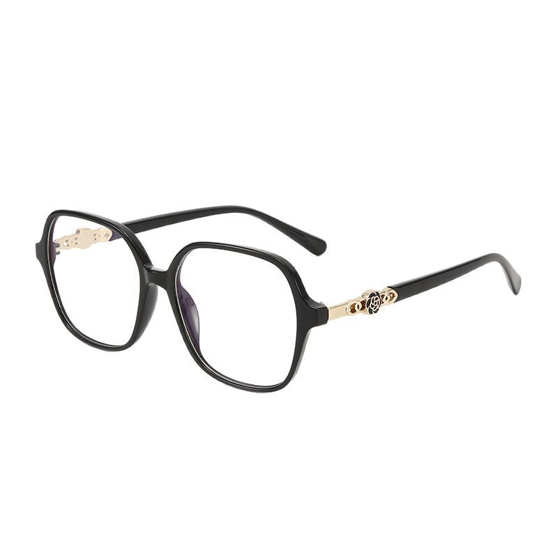 Nueva celebridad de Internet Xiaoxiangfeng Camellia Gafas anti-luz azul Versión coreana del marco de espejo en vivo de Douyin femenino Marco de espejo de miopía