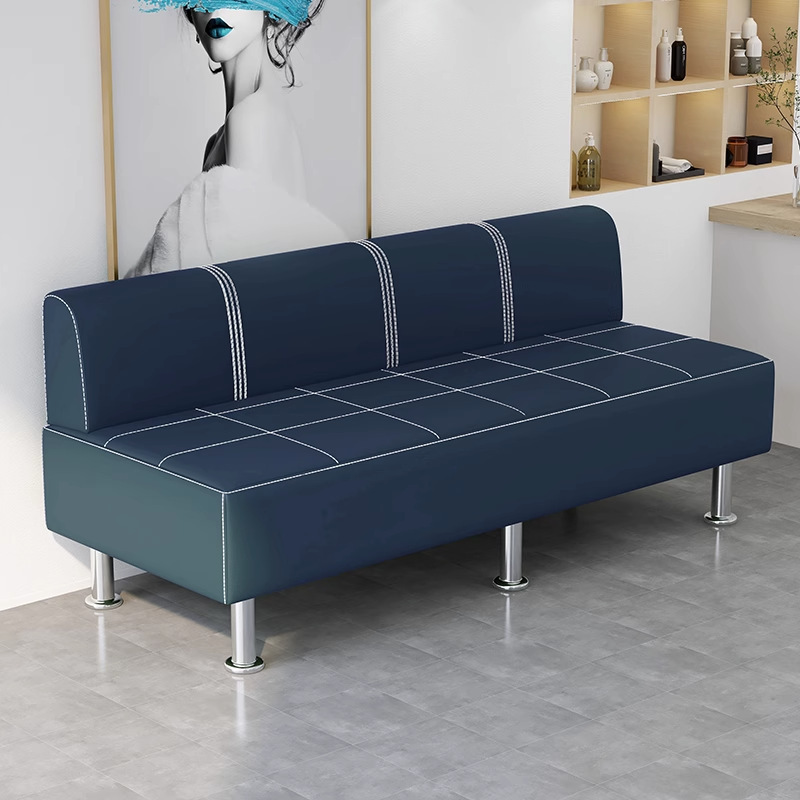 Fábrica directa salón de peluquería sofá salón de peluquería sofá de espera sofá salón de peluquería rojo invitados silla de espera image 9